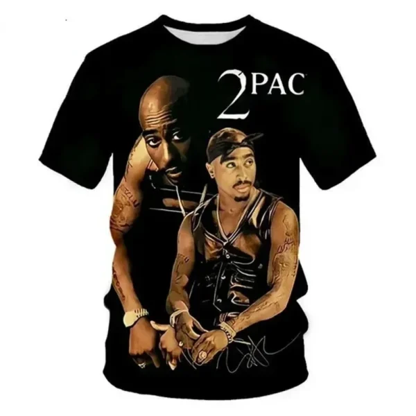 New T-Shirt Men T-Shirt Fashion 2pac